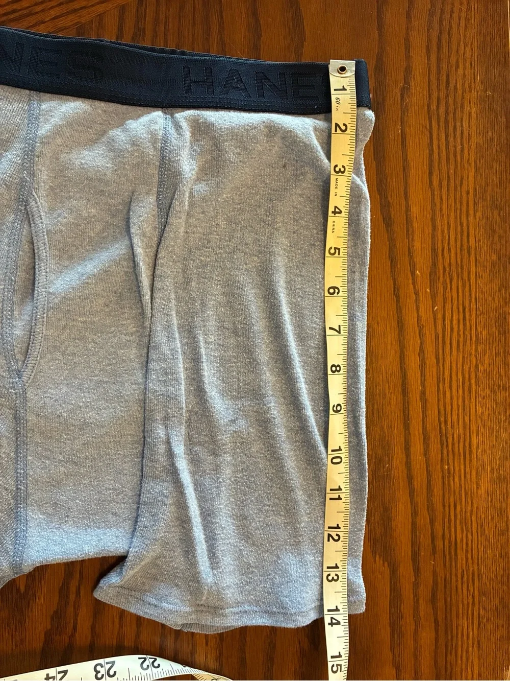 Hanes Men’s Blue Light Gray Boxer Briefs Black Waistbands 6 Pack Size Medium Lot